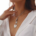 Missy Jewelry - Serena Celestial Heart Pendant Necklace