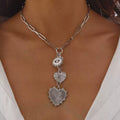Missy Jewelry - Serena Celestial Heart Pendant Necklace