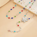 Missy Jewelry - Serena Flower Layered Necklace Set