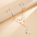 Missy Jewelry - Serena Flower Layered Necklace Set
