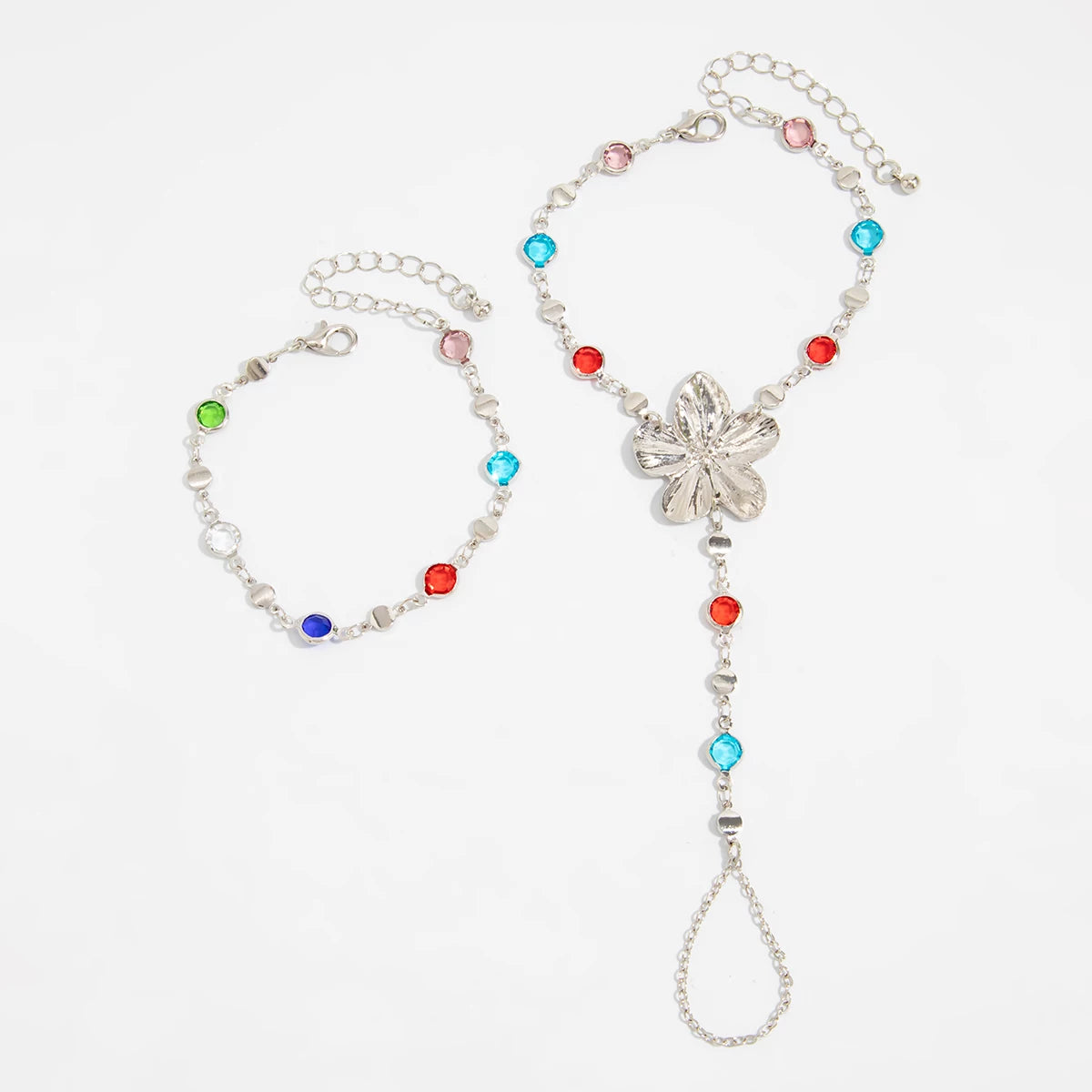 Missy Jewelry - Serena Flower Layered Necklace Set