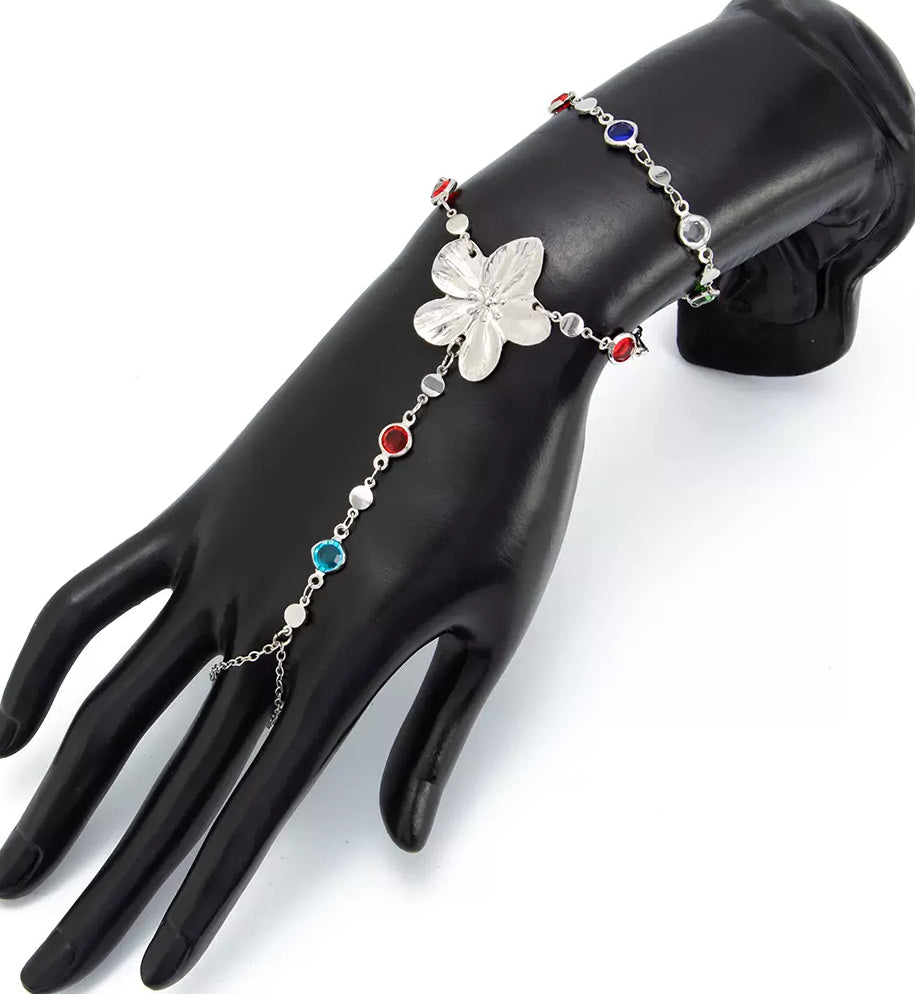 Missy Jewelry - Serena Flower Layered Necklace Set