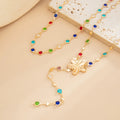 Missy Jewelry - Serena Flower Layered Necklace Set