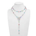 Missy Jewelry - Serena Flower Layered Necklace Set