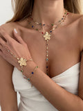 Missy Jewelry - Serena Flower Layered Necklace Set