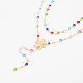 Missy Jewelry - Serena Flower Layered Necklace Set