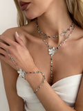 Missy Jewelry - Serena Flower Layered Necklace Set