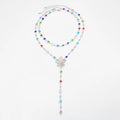 Missy Jewelry - Serena Flower Layered Necklace Set