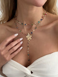 Missy Jewelry - Serena Flower Layered Necklace Set
