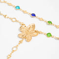 Missy Jewelry - Serena Flower Layered Necklace Set
