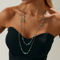 Missy Jewelry - Shaniyah Turquoise Beaded Necklace Set