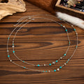 Missy Jewelry - Shaniyah Turquoise Beaded Necklace Set