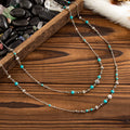 Missy Jewelry - Shaniyah Turquoise Beaded Necklace Set