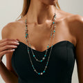 Missy Jewelry - Shaniyah Turquoise Beaded Necklace Set