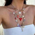 Missy Jewelry - Shyloh Ocean Charm Layered Necklace