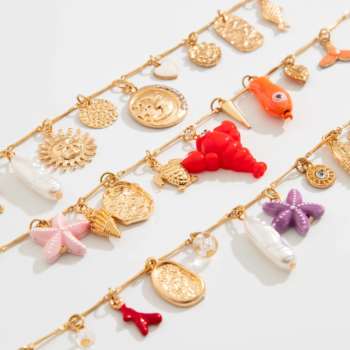 Missy Jewelry - Shyloh Ocean Charm Layered Necklace