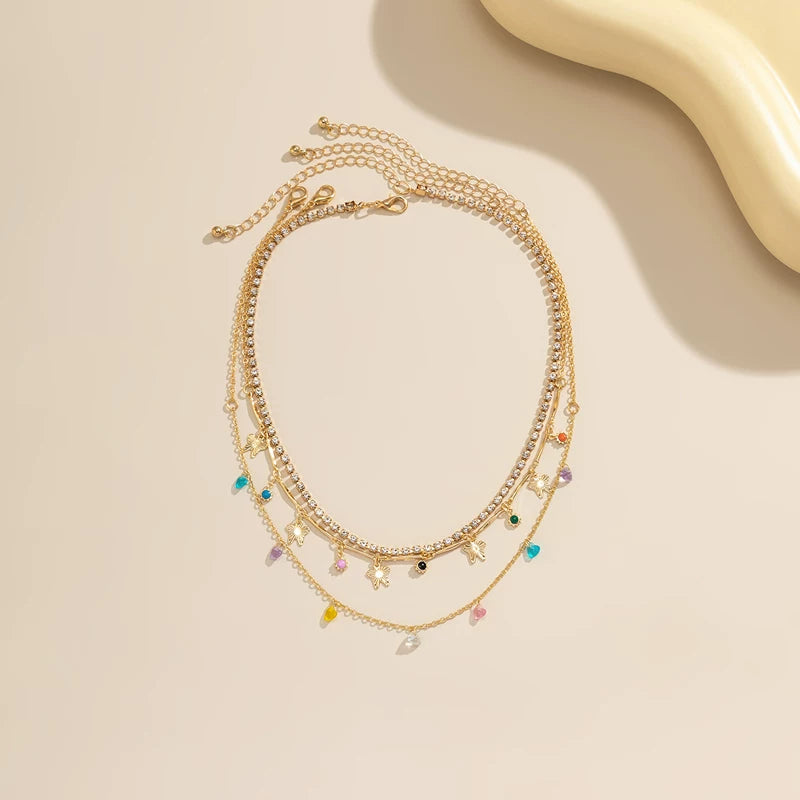 Missy Jewelry - Sloan Celestial Layered Charm Necklace