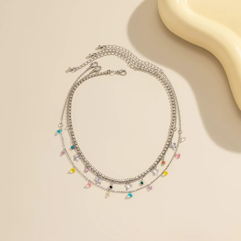 Missy Jewelry - Sloan Celestial Layered Charm Necklace