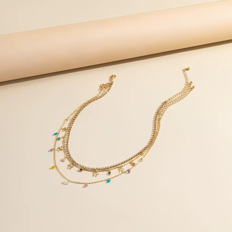 Missy Jewelry - Sloan Celestial Layered Charm Necklace