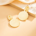 Missy Jewelry - Svea Cream Marbled Drop Earrings