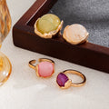 Missy Jewelry - Thea Organic Stone Ring Set