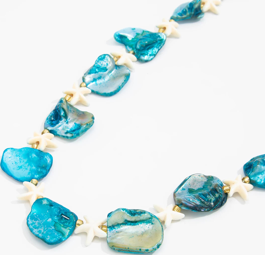 Missy Jewelry - Zaara Shell Starfish Beaded Necklace