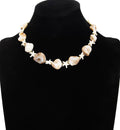 Missy Jewelry - Zaara Shell Starfish Beaded Necklace - White Color