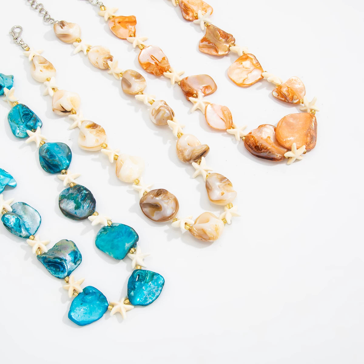 Missy Jewelry - Zaara Shell Starfish Beaded Necklace
