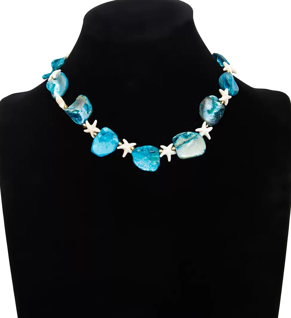 Missy Jewelry - Zaara Shell Starfish Beaded Necklace