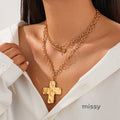 Abbigail Toggle Cross Necklace [EDZ4FSHW]