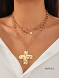 Abbigail Toggle Cross Necklace [4O5BOUZP]