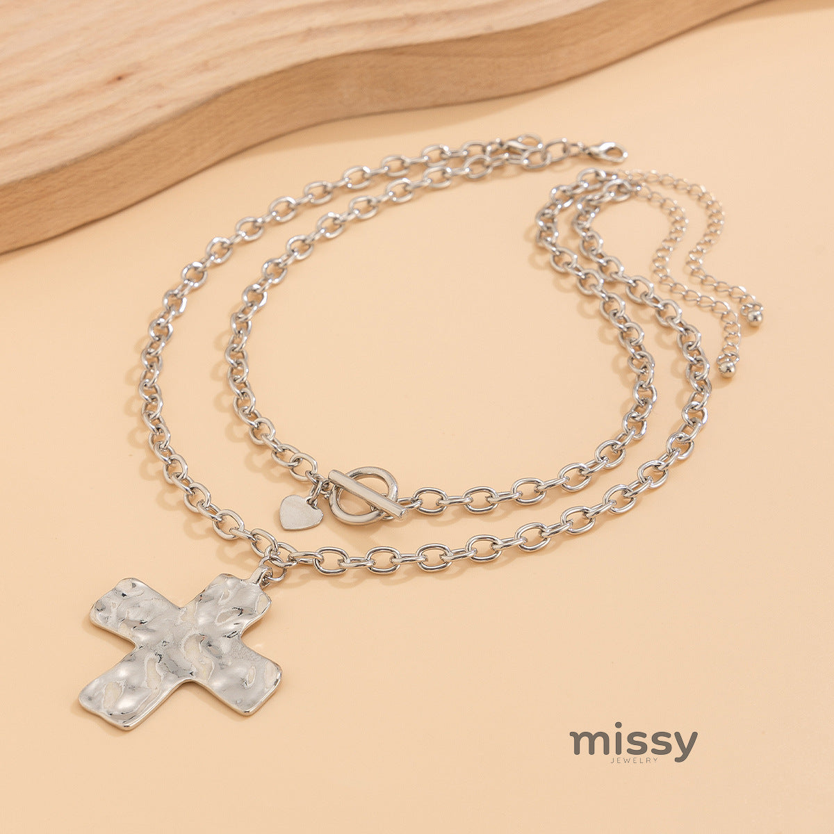 Abbigail Toggle Cross Necklace [MOARB6X1]