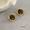 Abree Dainty Heart Studs & Rings [7XKTD7V1]
