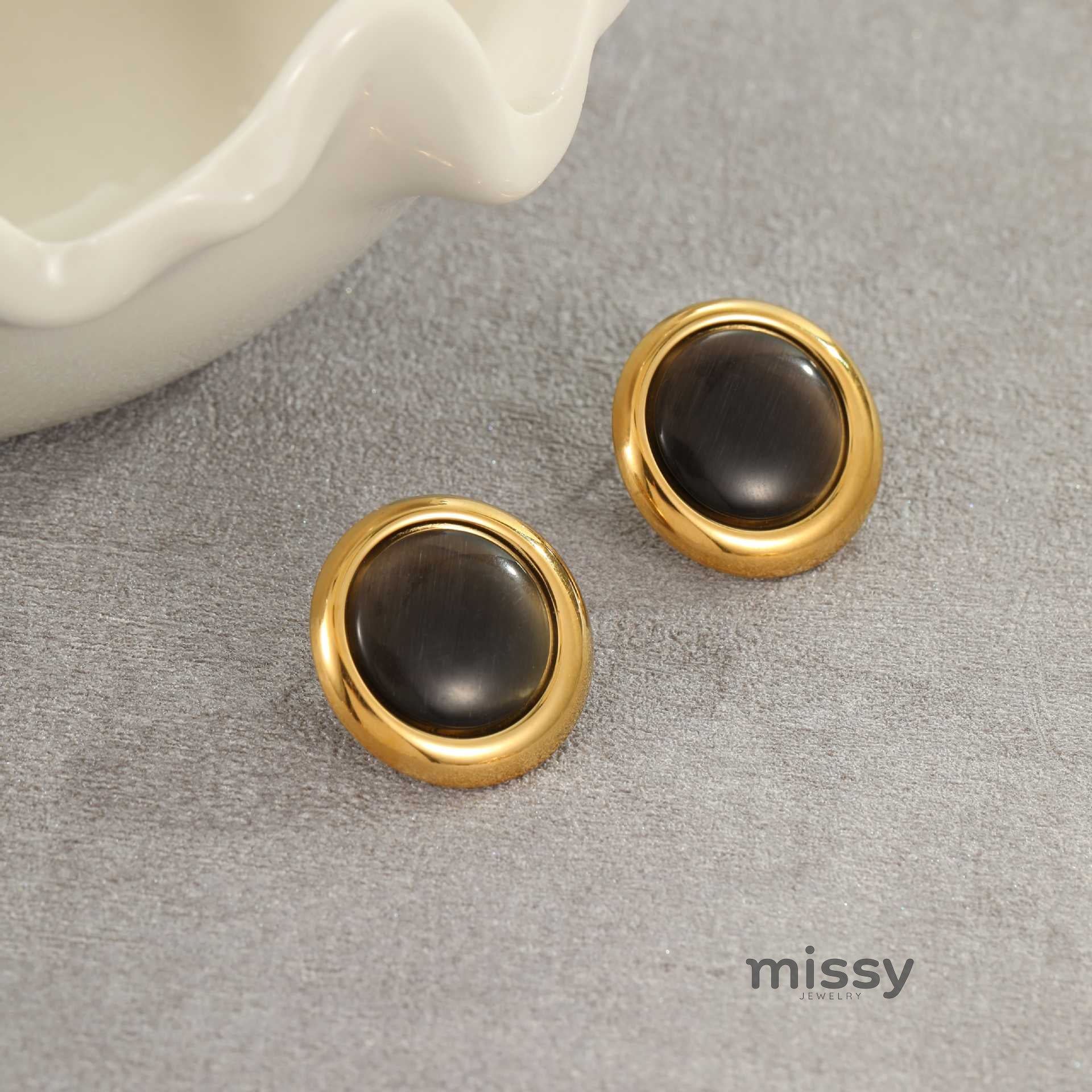 Abree Dainty Heart Studs & Rings [7XKTD7V1]