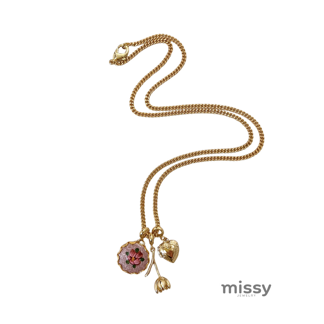 Acelyn Ocean Charm Necklace [0L17UJCZ]