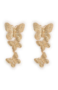 Missy Jewelry Adah Golden Butterfly Drop Earrings