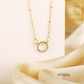 Adalind Layered Geometric Necklace [69FLQOET]