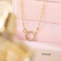 Adalind Layered Geometric Necklace [NQ6M99ZD]