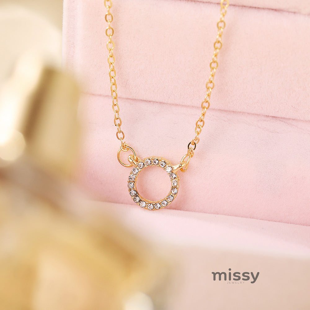 Adalind Layered Geometric Necklace [NQ6M99ZD]