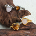 Addie Triangle Stone Ring [59W8UKAQ]
