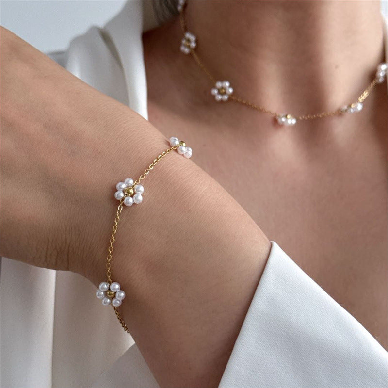 Adelle Floral Charm Jewelry Set [2XY05SYZ]