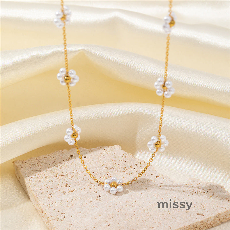 Adelle Floral Charm Jewelry Set [4WV7MZNP]