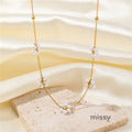 Adelle Floral Charm Jewelry Set [R9LEBGF0]