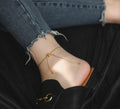 Adjustable Drawstring Chain Anklet [HB41LVAQ]