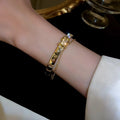 Adjustable Natural Stone Beaded Bracelet [42TIM8QN]