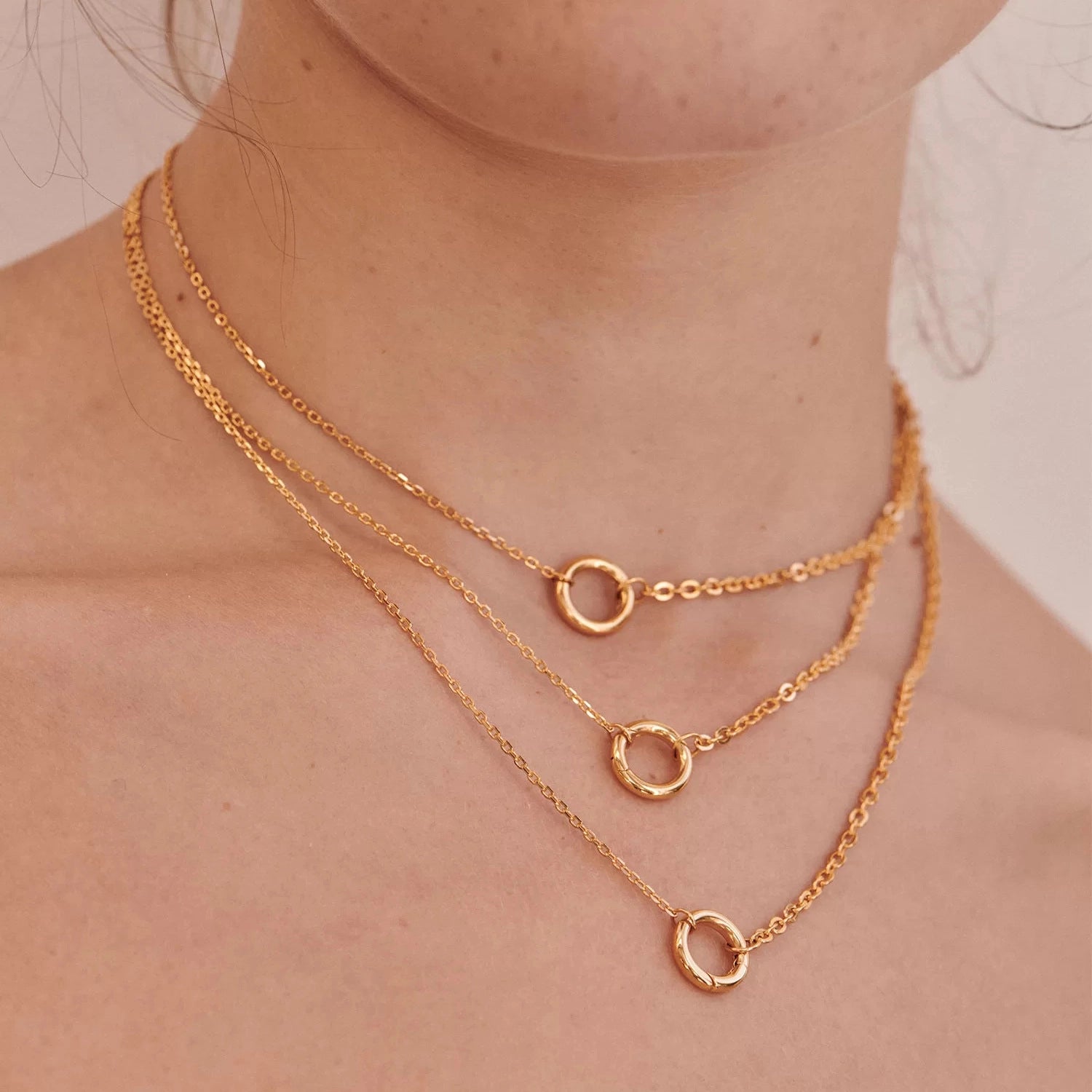 Adjustable Paperclip Chain Necklace [HNS5NN5B]