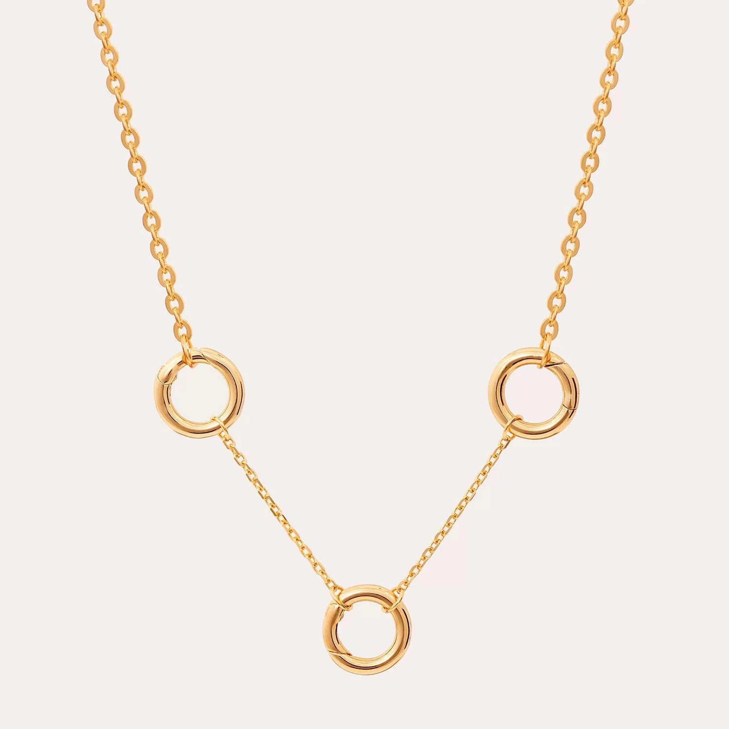Adjustable Paperclip Chain Necklace [S1PBN1CF]