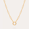 Adjustable Paperclip Chain Necklace [C554I81D]