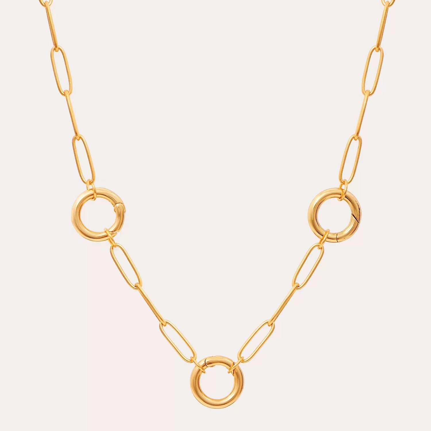 Adjustable Paperclip Chain Necklace [GOG1VDNU]