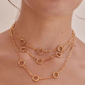 Adjustable Paperclip Chain Necklace [0PMEQI6A]